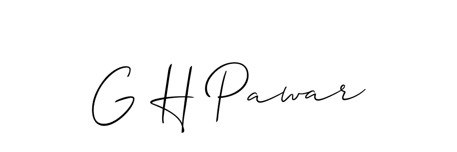 Similarly Allison_Script is the best handwritten signature design. Signature creator online .You can use it as an online autograph creator for name G H Pawar. G H Pawar signature style 2 images and pictures png