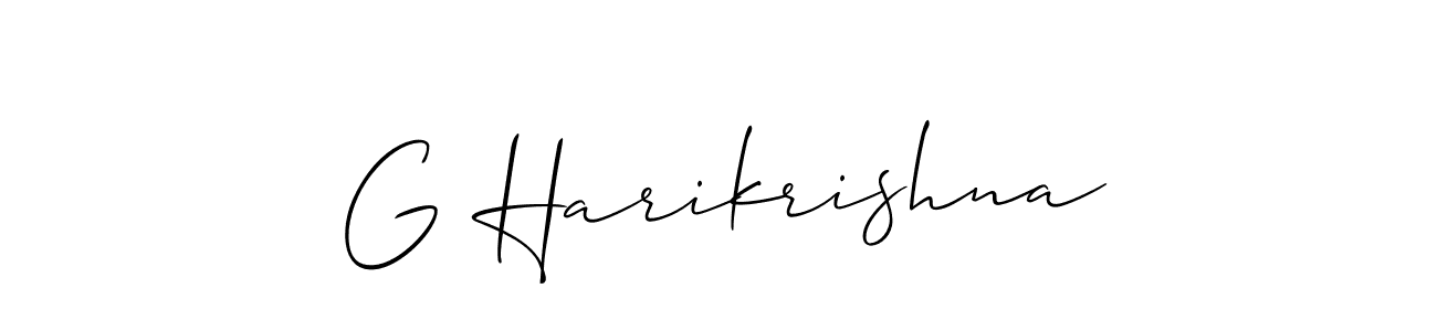 Allison_Script is a professional signature style that is perfect for those who want to add a touch of class to their signature. It is also a great choice for those who want to make their signature more unique. Get G Harikrishna name to fancy signature for free. G Harikrishna signature style 2 images and pictures png
