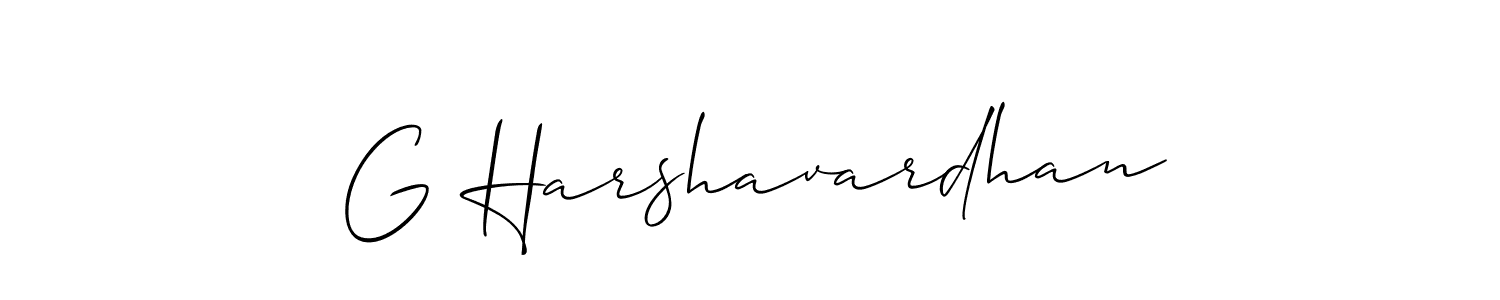 Once you've used our free online signature maker to create your best signature Allison_Script style, it's time to enjoy all of the benefits that G Harshavardhan name signing documents. G Harshavardhan signature style 2 images and pictures png