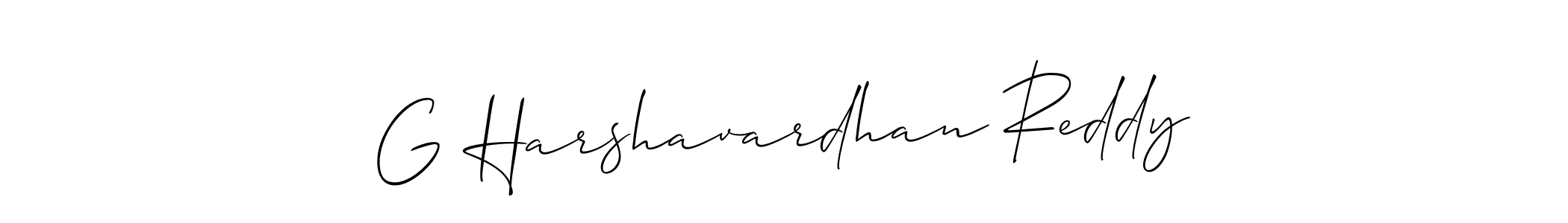 It looks lik you need a new signature style for name G Harshavardhan Reddy. Design unique handwritten (Allison_Script) signature with our free signature maker in just a few clicks. G Harshavardhan Reddy signature style 2 images and pictures png