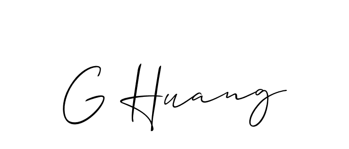 How to Draw G Huang signature style? Allison_Script is a latest design signature styles for name G Huang. G Huang signature style 2 images and pictures png