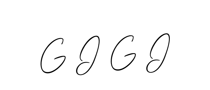 Best and Professional Signature Style for G I G I. Allison_Script Best Signature Style Collection. G I G I signature style 2 images and pictures png