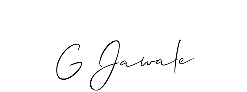 Here are the top 10 professional signature styles for the name G Jawale. These are the best autograph styles you can use for your name. G Jawale signature style 2 images and pictures png