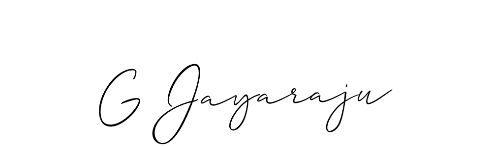 You should practise on your own different ways (Allison_Script) to write your name (G Jayaraju) in signature. don't let someone else do it for you. G Jayaraju signature style 2 images and pictures png