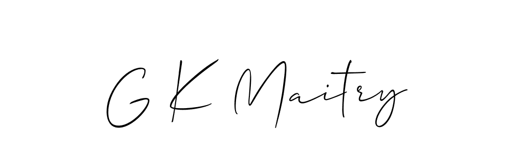 How to Draw G K Maitry signature style? Allison_Script is a latest design signature styles for name G K Maitry. G K Maitry signature style 2 images and pictures png