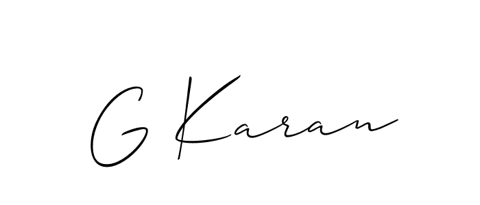 Check out images of Autograph of G Karan name. Actor G Karan Signature Style. Allison_Script is a professional sign style online. G Karan signature style 2 images and pictures png