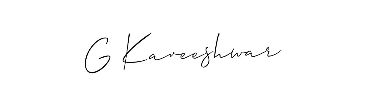 Best and Professional Signature Style for G Kaveeshwar. Allison_Script Best Signature Style Collection. G Kaveeshwar signature style 2 images and pictures png