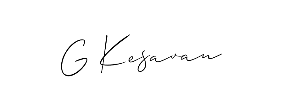 G Kesavan stylish signature style. Best Handwritten Sign (Allison_Script) for my name. Handwritten Signature Collection Ideas for my name G Kesavan. G Kesavan signature style 2 images and pictures png