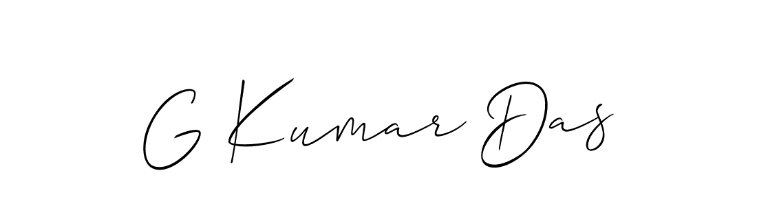 It looks lik you need a new signature style for name G Kumar Das. Design unique handwritten (Allison_Script) signature with our free signature maker in just a few clicks. G Kumar Das signature style 2 images and pictures png