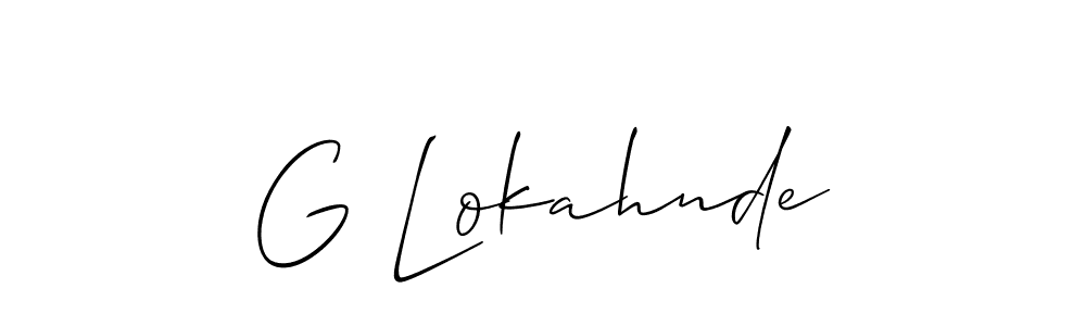 Check out images of Autograph of G Lokahnde name. Actor G Lokahnde Signature Style. Allison_Script is a professional sign style online. G Lokahnde signature style 2 images and pictures png