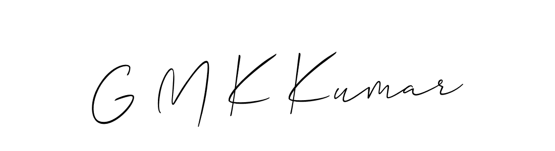 Make a beautiful signature design for name G M K Kumar. Use this online signature maker to create a handwritten signature for free. G M K Kumar signature style 2 images and pictures png