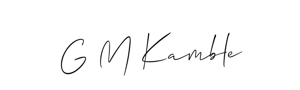 This is the best signature style for the G M Kamble name. Also you like these signature font (Allison_Script). Mix name signature. G M Kamble signature style 2 images and pictures png