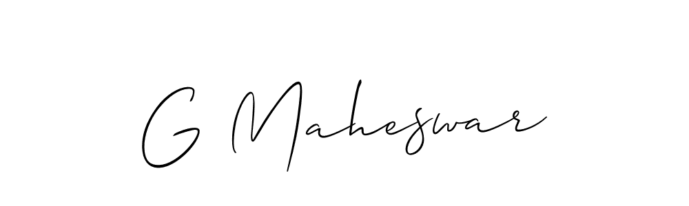 Once you've used our free online signature maker to create your best signature Allison_Script style, it's time to enjoy all of the benefits that G Maheswar name signing documents. G Maheswar signature style 2 images and pictures png