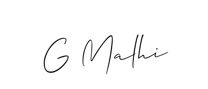 It looks lik you need a new signature style for name G Malhi. Design unique handwritten (Allison_Script) signature with our free signature maker in just a few clicks. G Malhi signature style 2 images and pictures png