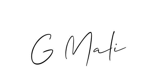 Once you've used our free online signature maker to create your best signature Allison_Script style, it's time to enjoy all of the benefits that G Mali name signing documents. G Mali signature style 2 images and pictures png