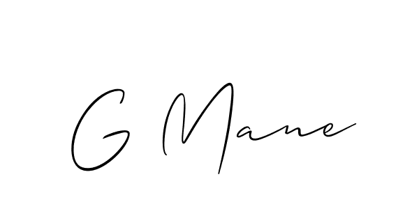 Best and Professional Signature Style for G Mane. Allison_Script Best Signature Style Collection. G Mane signature style 2 images and pictures png