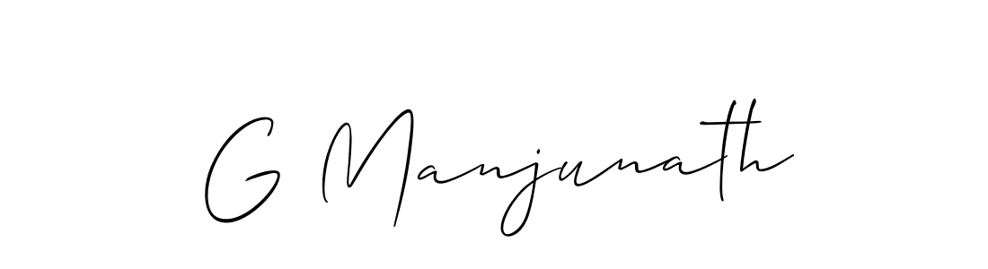 It looks lik you need a new signature style for name G Manjunath. Design unique handwritten (Allison_Script) signature with our free signature maker in just a few clicks. G Manjunath signature style 2 images and pictures png
