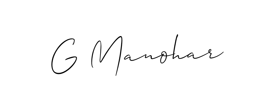 Make a beautiful signature design for name G Manohar. Use this online signature maker to create a handwritten signature for free. G Manohar signature style 2 images and pictures png