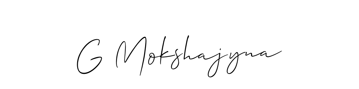 How to Draw G Mokshajyna signature style? Allison_Script is a latest design signature styles for name G Mokshajyna. G Mokshajyna signature style 2 images and pictures png
