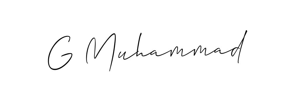 You can use this online signature creator to create a handwritten signature for the name G Muhammad. This is the best online autograph maker. G Muhammad signature style 2 images and pictures png