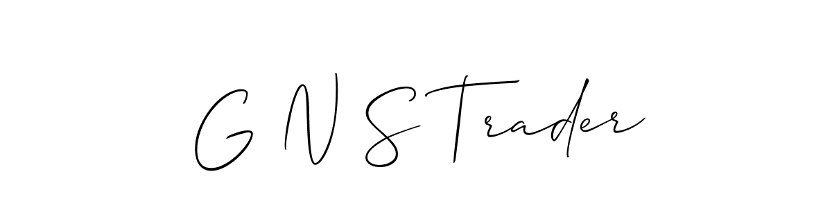 Here are the top 10 professional signature styles for the name G N S Trader. These are the best autograph styles you can use for your name. G N S Trader signature style 2 images and pictures png