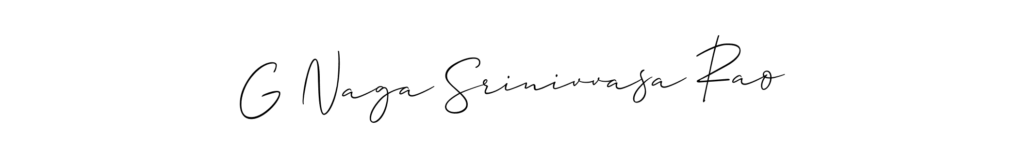 Design your own signature with our free online signature maker. With this signature software, you can create a handwritten (Allison_Script) signature for name G Naga Srinivvasa Rao. G Naga Srinivvasa Rao signature style 2 images and pictures png