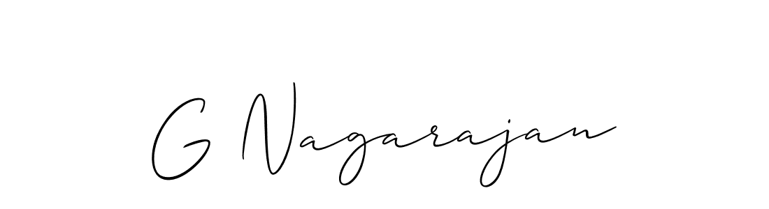 G Nagarajan stylish signature style. Best Handwritten Sign (Allison_Script) for my name. Handwritten Signature Collection Ideas for my name G Nagarajan. G Nagarajan signature style 2 images and pictures png