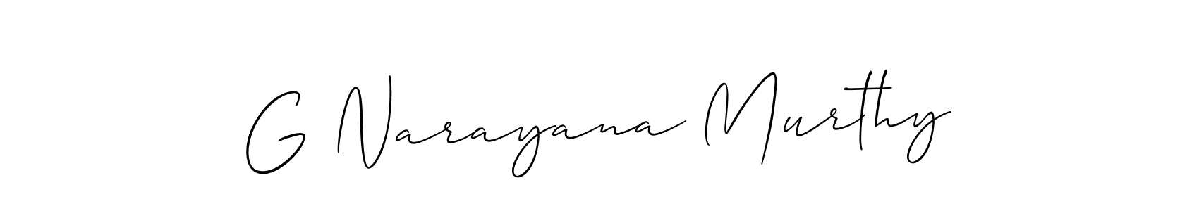 It looks lik you need a new signature style for name G Narayana Murthy. Design unique handwritten (Allison_Script) signature with our free signature maker in just a few clicks. G Narayana Murthy signature style 2 images and pictures png