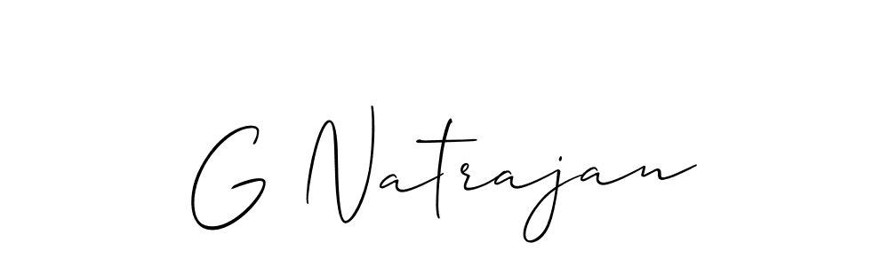 Similarly Allison_Script is the best handwritten signature design. Signature creator online .You can use it as an online autograph creator for name G Natrajan. G Natrajan signature style 2 images and pictures png