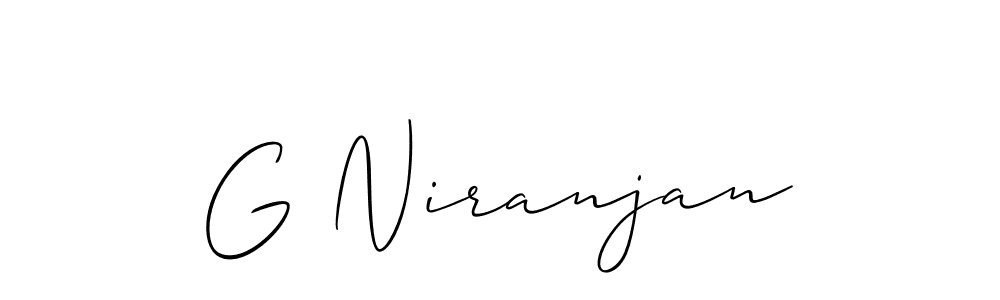 Similarly Allison_Script is the best handwritten signature design. Signature creator online .You can use it as an online autograph creator for name G Niranjan. G Niranjan signature style 2 images and pictures png