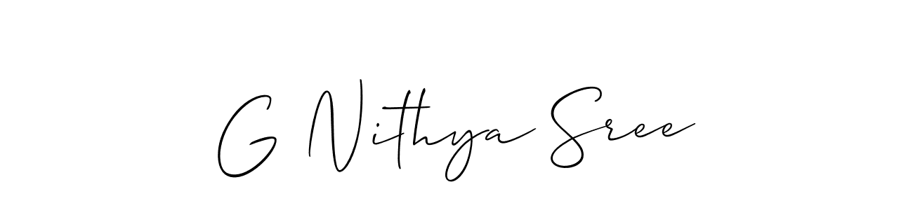 You can use this online signature creator to create a handwritten signature for the name G Nithya Sree. This is the best online autograph maker. G Nithya Sree signature style 2 images and pictures png