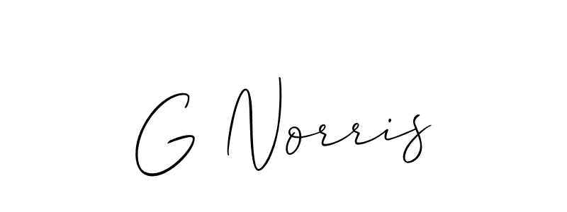 if you are searching for the best signature style for your name G Norris. so please give up your signature search. here we have designed multiple signature styles  using Allison_Script. G Norris signature style 2 images and pictures png