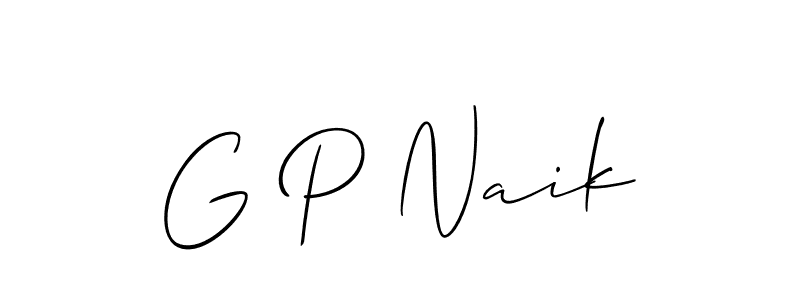 Make a beautiful signature design for name G P Naik. Use this online signature maker to create a handwritten signature for free. G P Naik signature style 2 images and pictures png