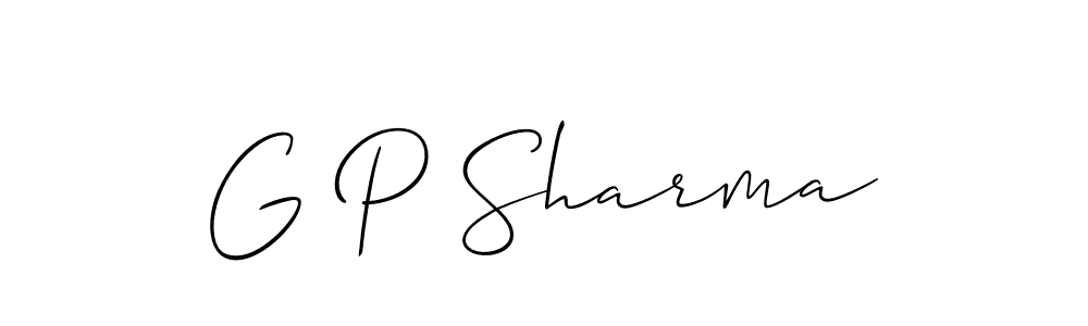 It looks lik you need a new signature style for name G P Sharma. Design unique handwritten (Allison_Script) signature with our free signature maker in just a few clicks. G P Sharma signature style 2 images and pictures png