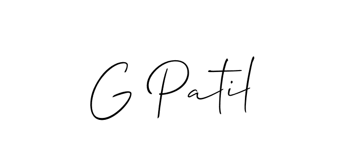 if you are searching for the best signature style for your name G Patil. so please give up your signature search. here we have designed multiple signature styles  using Allison_Script. G Patil signature style 2 images and pictures png