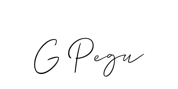 This is the best signature style for the G Pegu name. Also you like these signature font (Allison_Script). Mix name signature. G Pegu signature style 2 images and pictures png