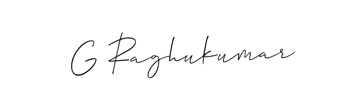 Best and Professional Signature Style for G Raghukumar. Allison_Script Best Signature Style Collection. G Raghukumar signature style 2 images and pictures png