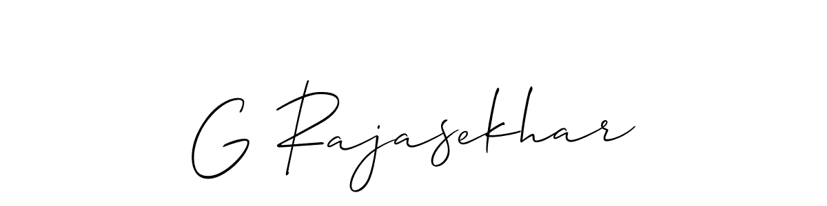 It looks lik you need a new signature style for name G Rajasekhar. Design unique handwritten (Allison_Script) signature with our free signature maker in just a few clicks. G Rajasekhar signature style 2 images and pictures png