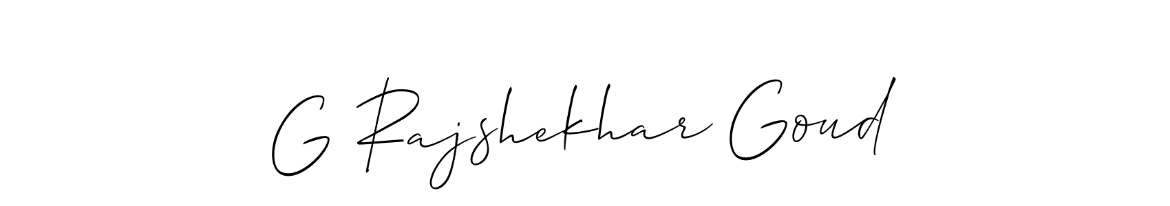 This is the best signature style for the G Rajshekhar Goud name. Also you like these signature font (Allison_Script). Mix name signature. G Rajshekhar Goud signature style 2 images and pictures png