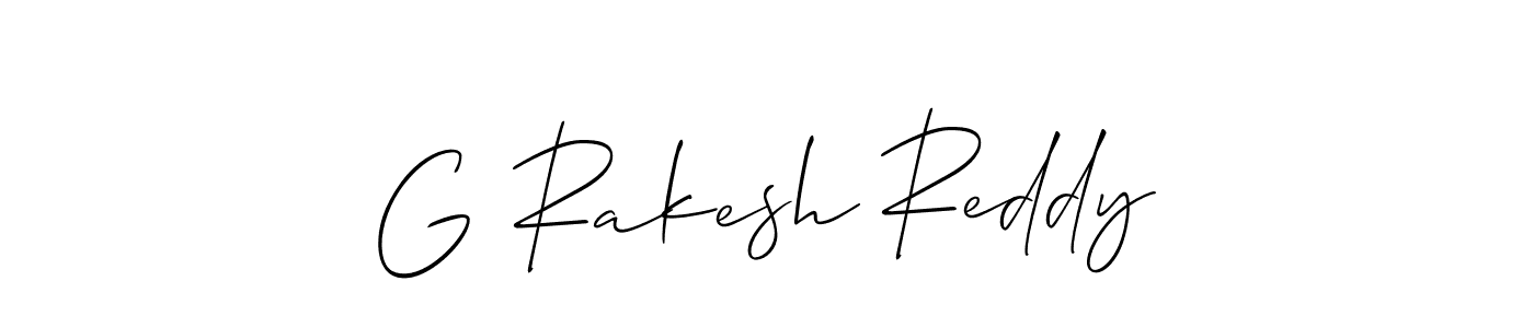 Make a beautiful signature design for name G Rakesh Reddy. Use this online signature maker to create a handwritten signature for free. G Rakesh Reddy signature style 2 images and pictures png