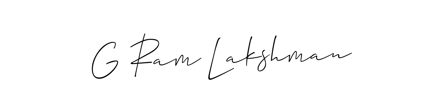 Check out images of Autograph of G Ram Lakshman name. Actor G Ram Lakshman Signature Style. Allison_Script is a professional sign style online. G Ram Lakshman signature style 2 images and pictures png