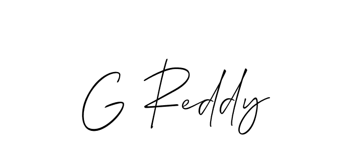 G Reddy stylish signature style. Best Handwritten Sign (Allison_Script) for my name. Handwritten Signature Collection Ideas for my name G Reddy. G Reddy signature style 2 images and pictures png