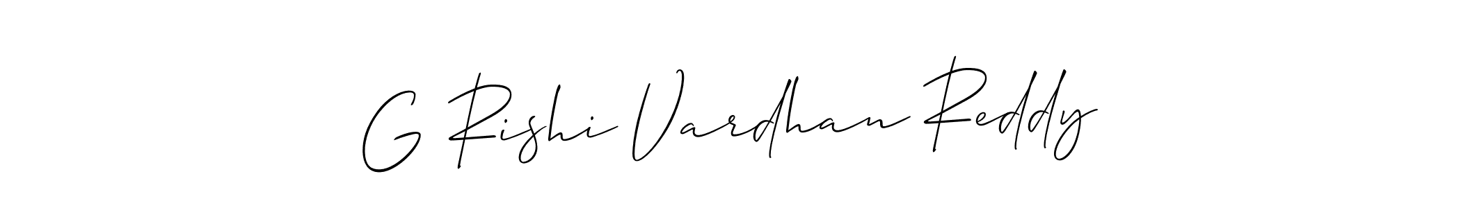 G Rishi Vardhan Reddy stylish signature style. Best Handwritten Sign (Allison_Script) for my name. Handwritten Signature Collection Ideas for my name G Rishi Vardhan Reddy. G Rishi Vardhan Reddy signature style 2 images and pictures png