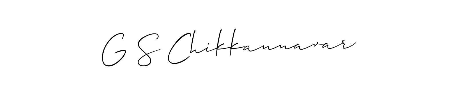 How to Draw G S Chikkannavar signature style? Allison_Script is a latest design signature styles for name G S Chikkannavar. G S Chikkannavar signature style 2 images and pictures png
