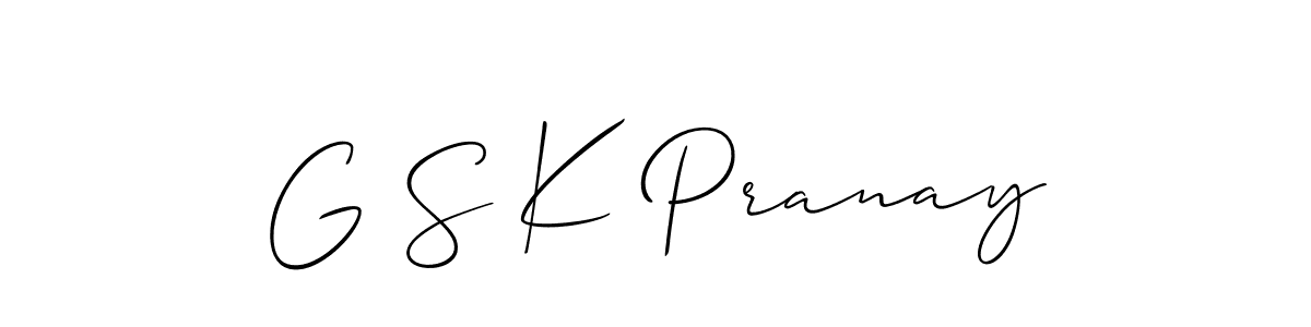 Check out images of Autograph of G S K Pranay name. Actor G S K Pranay Signature Style. Allison_Script is a professional sign style online. G S K Pranay signature style 2 images and pictures png