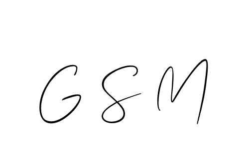 Make a short G S M signature style. Manage your documents anywhere anytime using Allison_Script. Create and add eSignatures, submit forms, share and send files easily. G S M signature style 2 images and pictures png