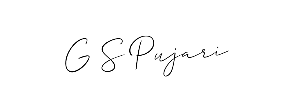 Check out images of Autograph of G S Pujari name. Actor G S Pujari Signature Style. Allison_Script is a professional sign style online. G S Pujari signature style 2 images and pictures png
