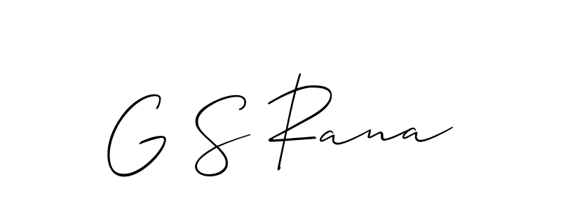 Here are the top 10 professional signature styles for the name G S Rana. These are the best autograph styles you can use for your name. G S Rana signature style 2 images and pictures png