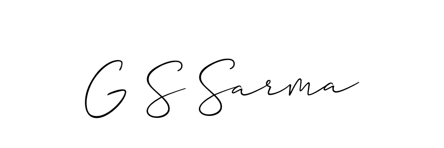 Once you've used our free online signature maker to create your best signature Allison_Script style, it's time to enjoy all of the benefits that G S Sarma name signing documents. G S Sarma signature style 2 images and pictures png