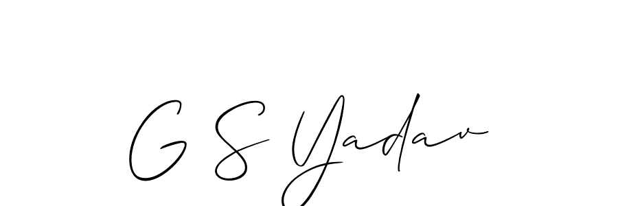 Once you've used our free online signature maker to create your best signature Allison_Script style, it's time to enjoy all of the benefits that G S Yadav name signing documents. G S Yadav signature style 2 images and pictures png